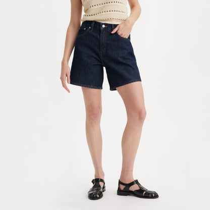 Levi's® 高腰 BAGGY 寬鬆短褲|女裝