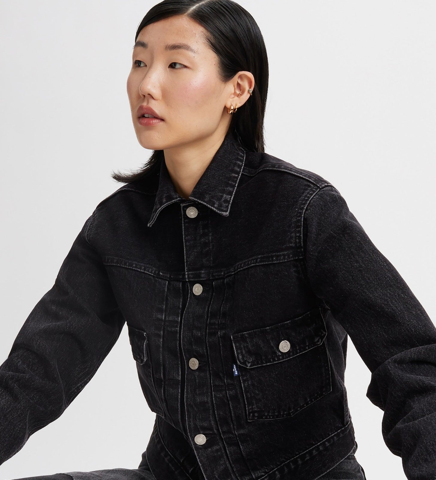 levi’s® women’s made of japan denim type ii trucker jacket A58840002S- Moj Platinum – Levi's Hong Kong