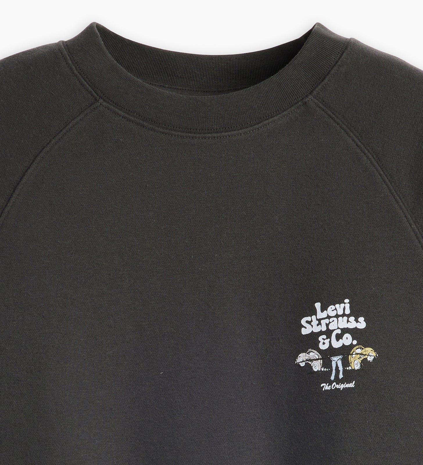 levi's® 圖案海軍風短袖衛衣| 女裝 A73950005XS- Hippie Pull Fleece Pirate Black – Levi's 香港