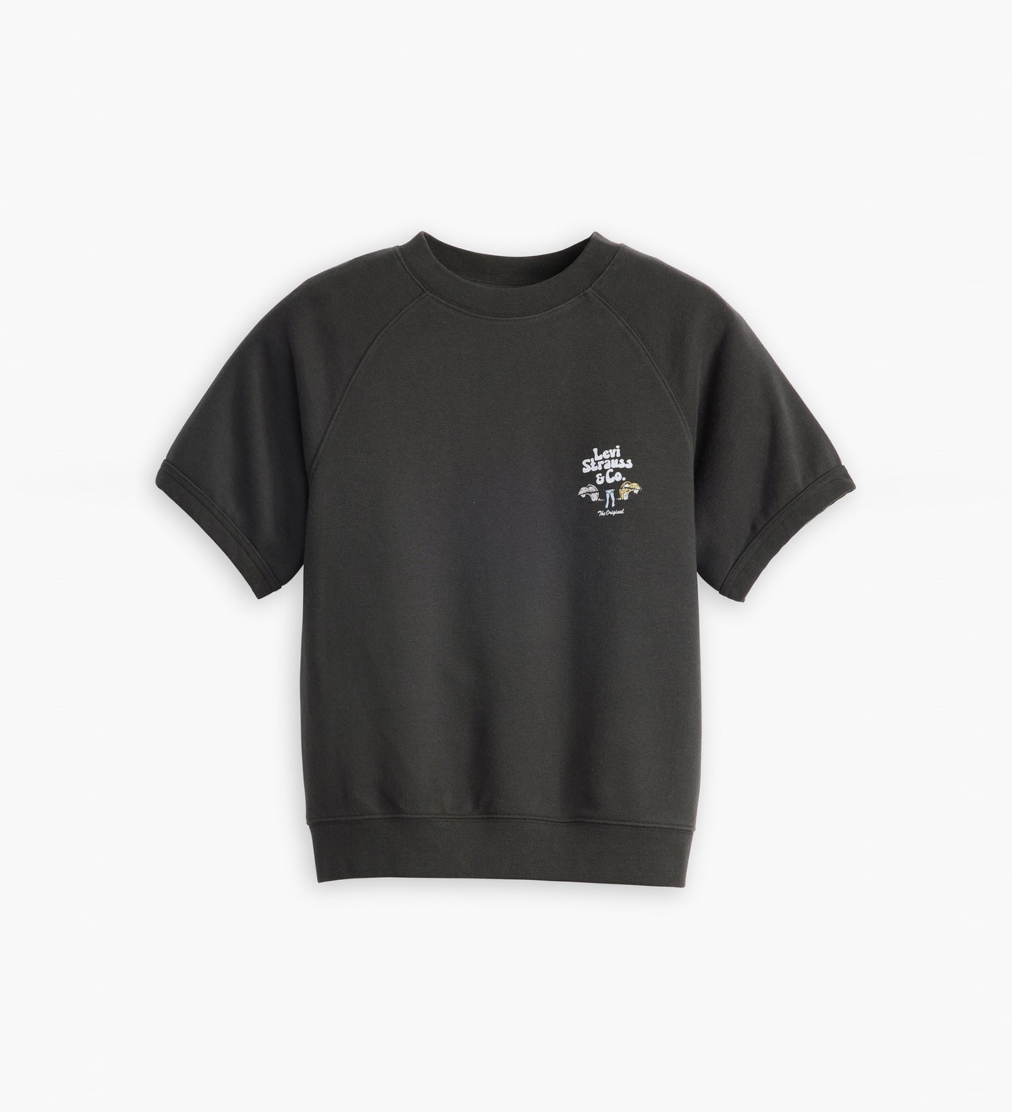 levi's® 圖案海軍風短袖衛衣| 女裝 A73950005XS- Hippie Pull Fleece Pirate Black – Levi's 香港