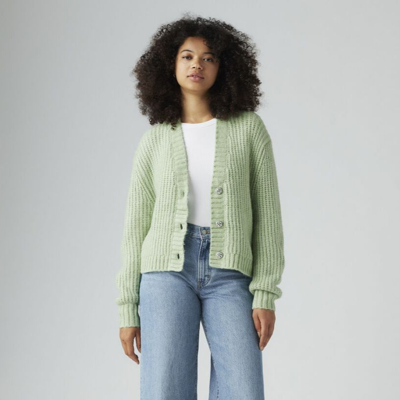 levi's® gala fairisle開襟毛衣| 女裝 A88990002XXS- Cameo Green – Levi's 香港