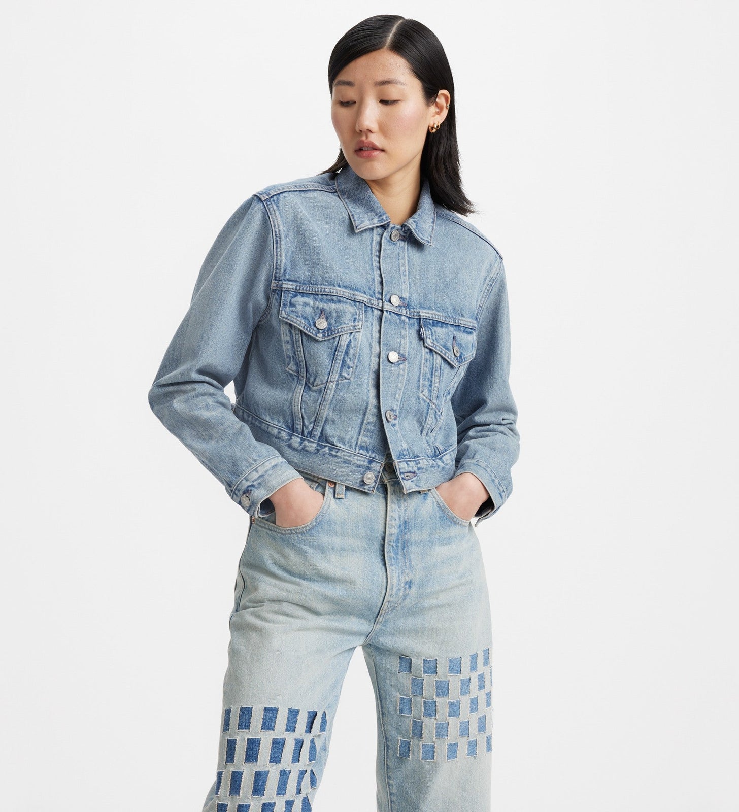 levi’s® 日本製短版type iii牛仔外套| 女裝 A91390000XS- Mij Silver Moon – Levi's 香港