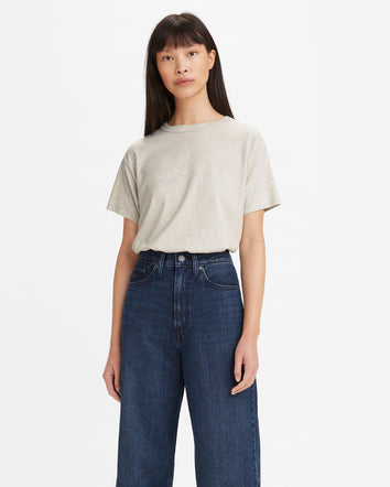 levi's® women's wellthread® varsity t-shirt 275430001XS- Silver Leaf Heather  – Levi's Hong Kong