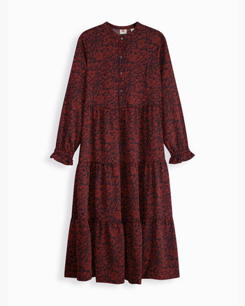 marion ls dress night garden caviar print 292780001XS- Night Garden Caviar  – Levi's Hong Kong