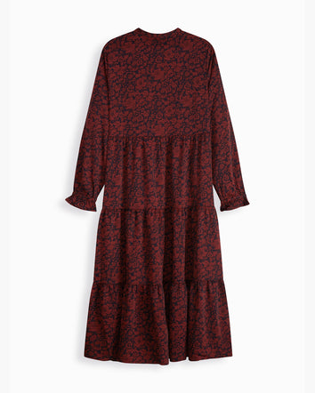 marion ls dress night garden caviar print 292780001XS- Night Garden Caviar  – Levi's Hong Kong