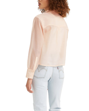 levi's® women's zoey sheer utility shirt 293730005XS- Scallop Shell  – Levi's Hong Kong