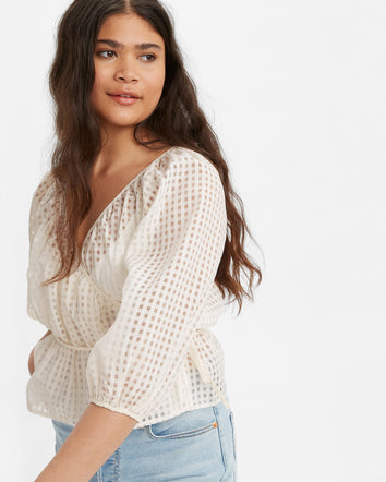 levi's® women's delilah wrap top 295420002L- Sugar Swizzle  – Levi's Hong Kong