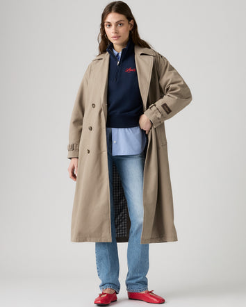 levi's® serena 風衣 | 女裝 006RW0004XXS- Brown  – Levi's 香港
