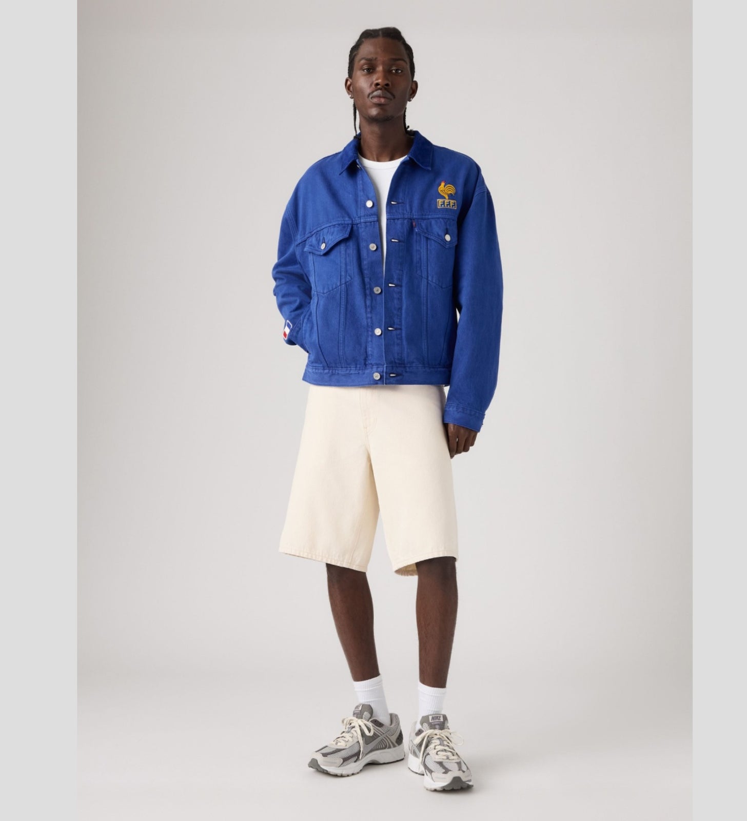 levi’s® france football 478™ baggy 寬鬆短褲   006GV000232- Light Indigo – Levi's 香港