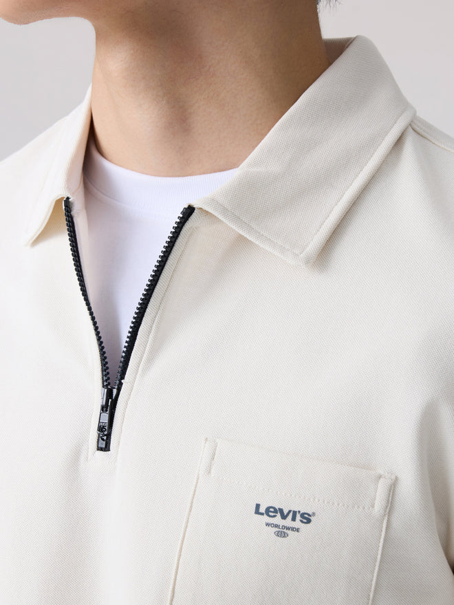 levi's® sorona® cooling pique relax polo 006P10000S- White  – Levi's Hong Kong