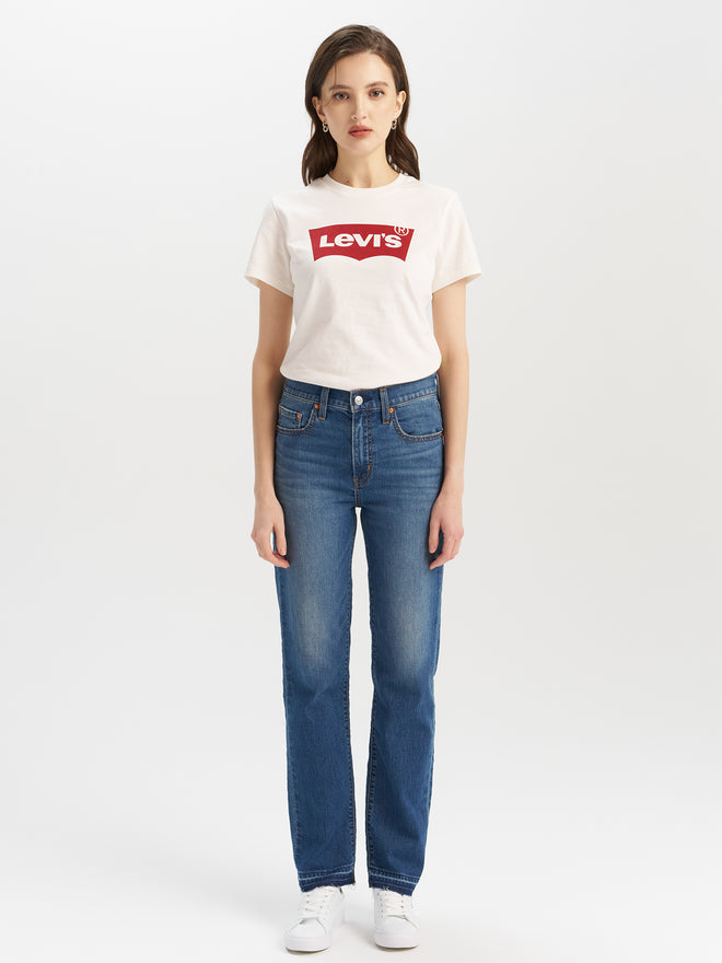 levi’s® 724™ 高腰直筒 performance cool 牛仔褲 | 女裝 1888303882428 Indigo  – Levi's 香港