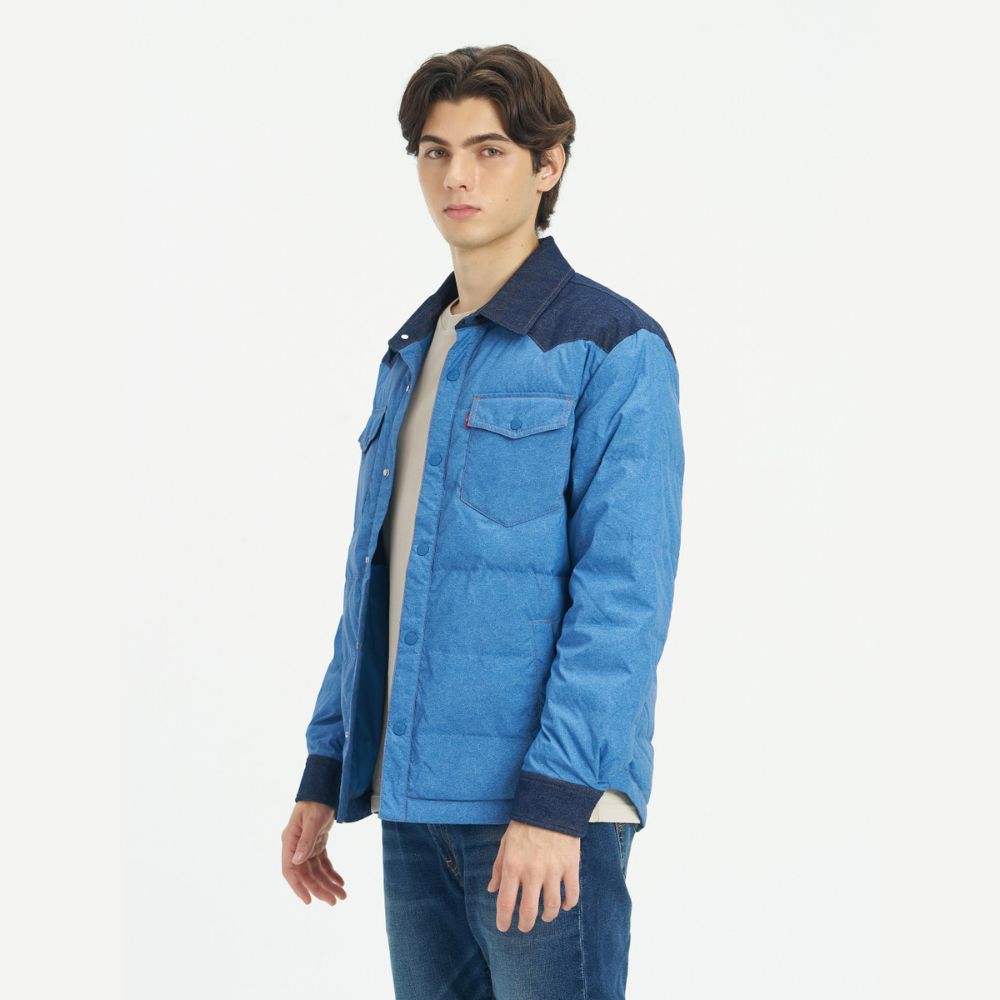 levi's® men's denim tech cotton jacket 004Z50000XS- Blue – Levi's Hong Kong