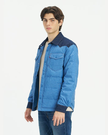 levi's® men's denim tech cotton jacket 004Z50000XS- Blue  – Levi's Hong Kong