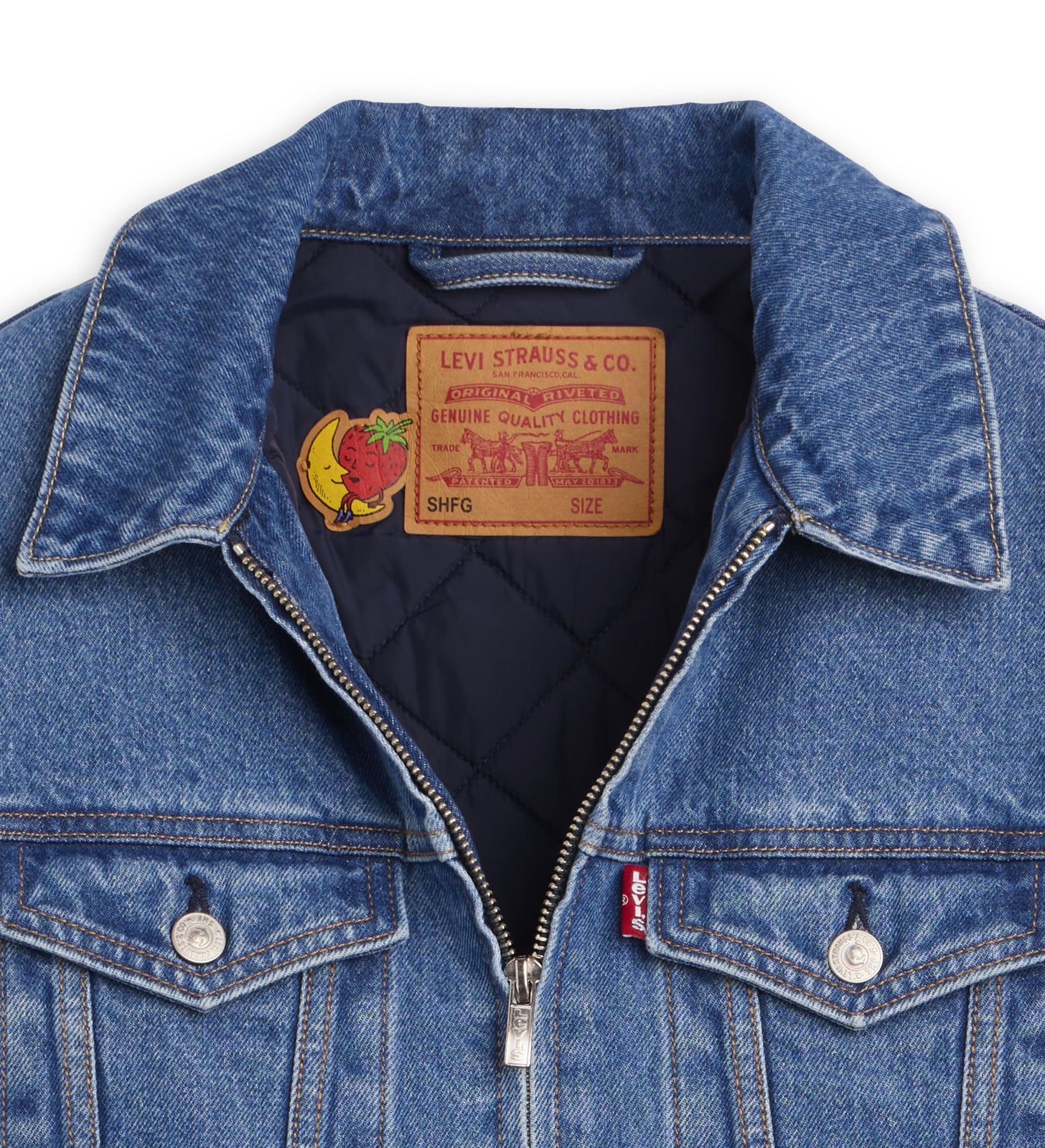 levi’s® x sky high farm goods trucker 外套 005RH0000S- Blue – Levi's 香港