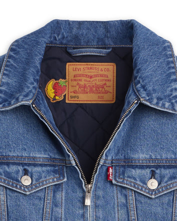 levi’s® x sky high farm goods trucker 外套 005RH0000S- Blue  – Levi's 香港