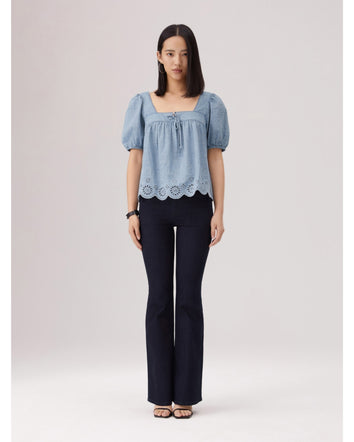  levi's® 726™ 高腰喇叭牛仔褲 | 女裝 A341001892430 Dark Wash  – Levi's 香港