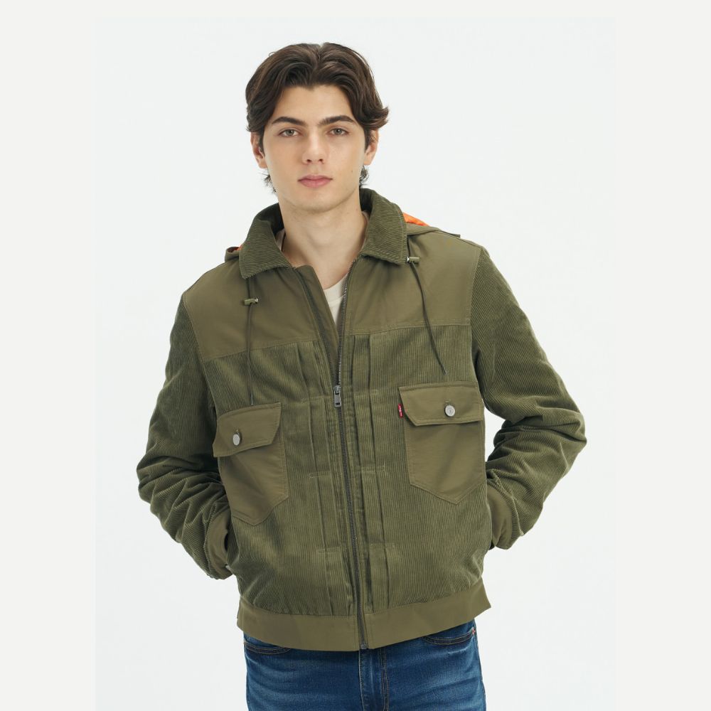 levi's® 棉質外套|男裝 004YS0001S- Green – Levi's 香港