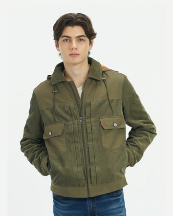 levi's® men's cotton jacket 004YS0001S- Green  – Levi's Hong Kong