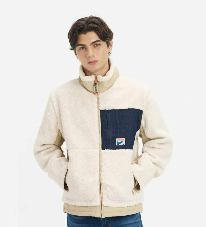 levi's®  men's lambswool warm jacket with removable sleeves 004YZ0000XS- Multicolor – Levi's Hong Kong