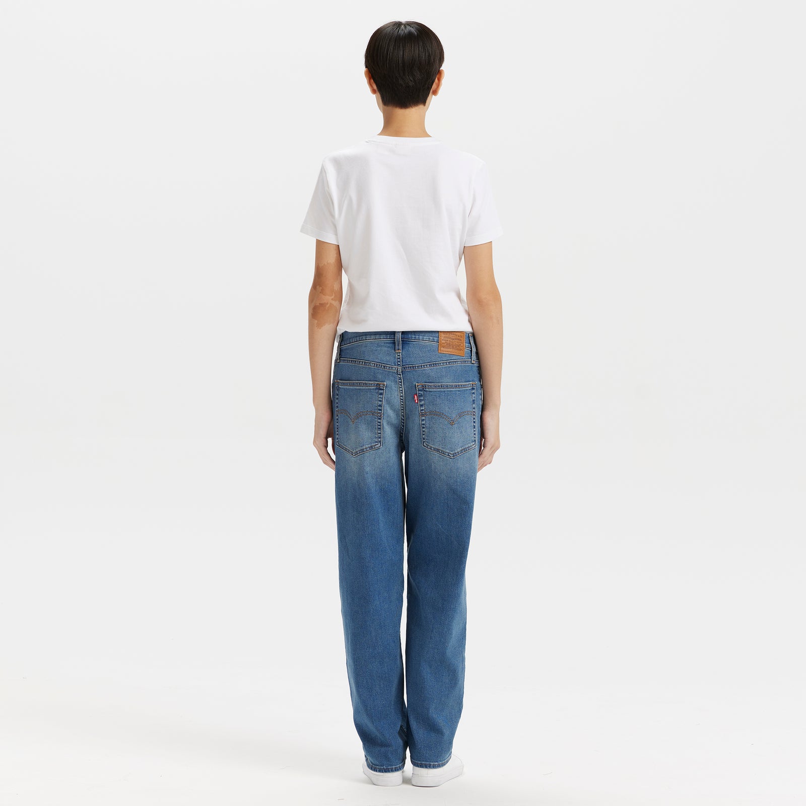 levi’s® women's baggy dad mid-rise straight jeans A349400732330 Indigo – Levi's Hong Kong