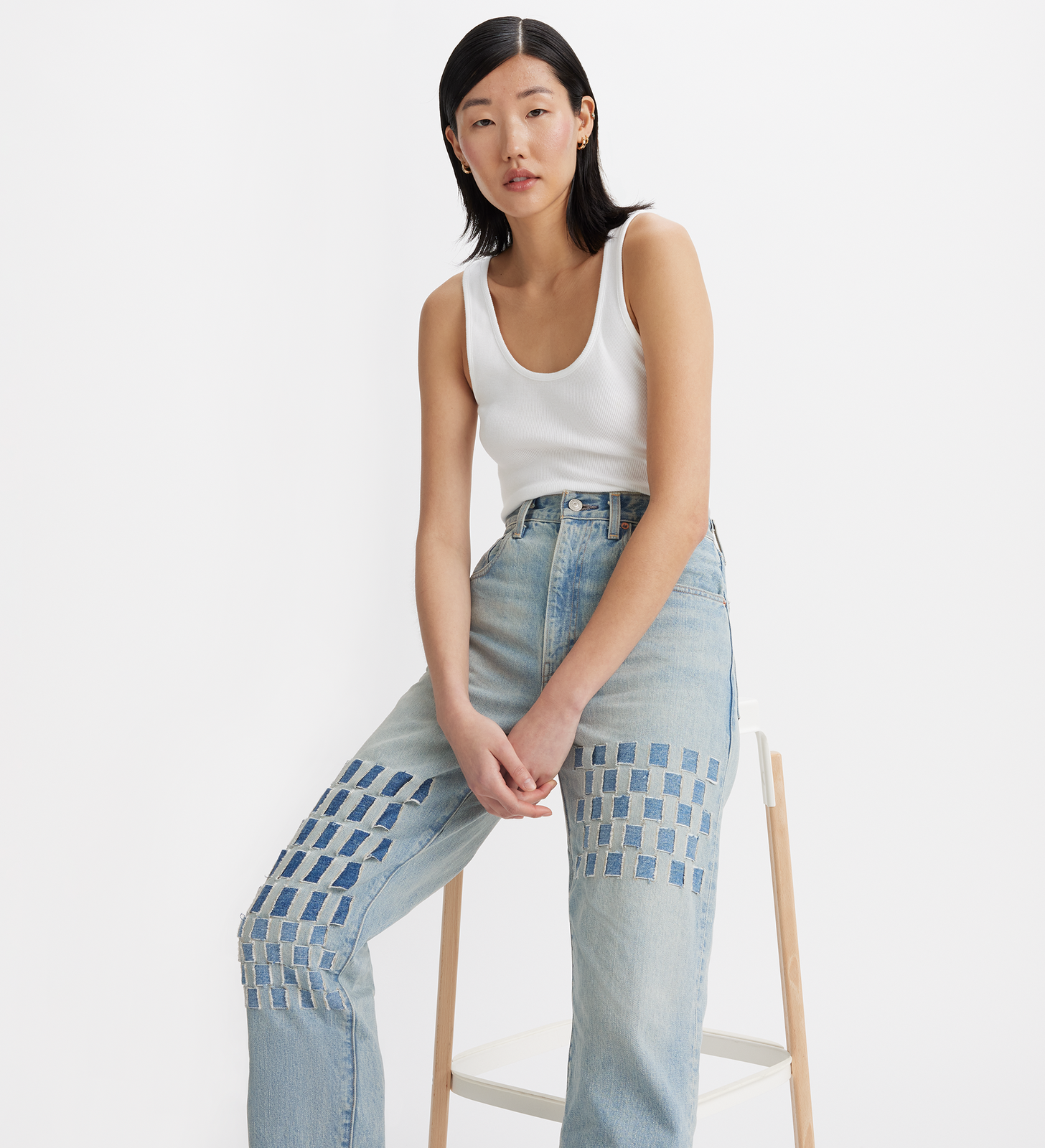 levi’s® 日本製 barrel 牛仔褲| 女裝 A5889000625- Mij Blu Lattice – Levi's 香港