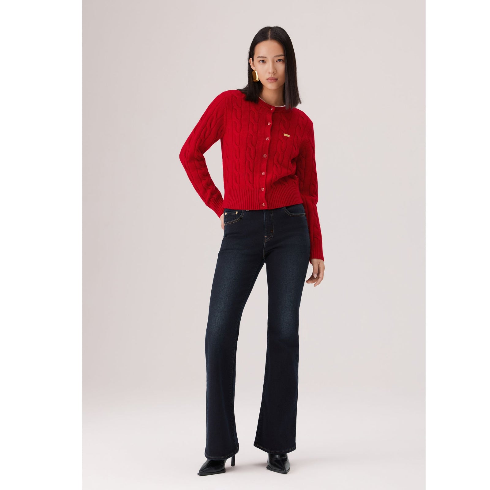 levi's® 726™ 高腰喇叭牛仔褲 | 女裝 A341001932530 Indigo – Levi's 香港