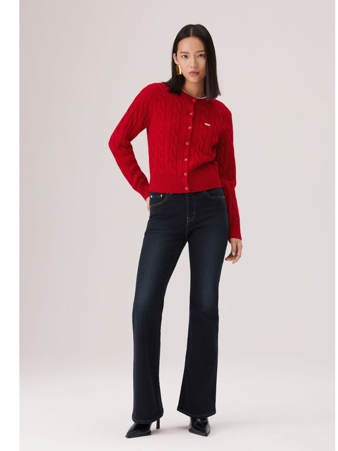 levi's® 726™ 高腰喇叭牛仔褲 | 女裝 A341001932530 Indigo  – Levi's 香港
