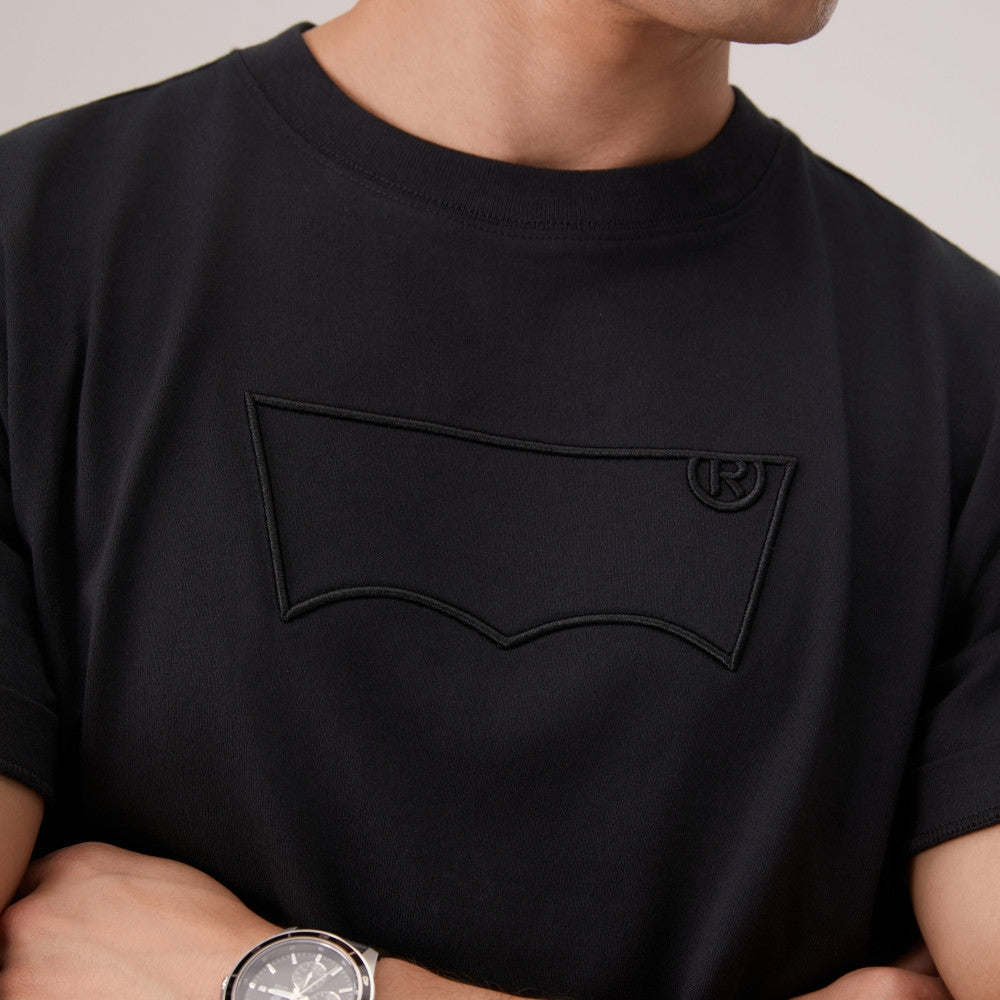 levi's® short sleeve embroidered batwing regular tee 006PY0002S- Black – Levi's Hong Kong