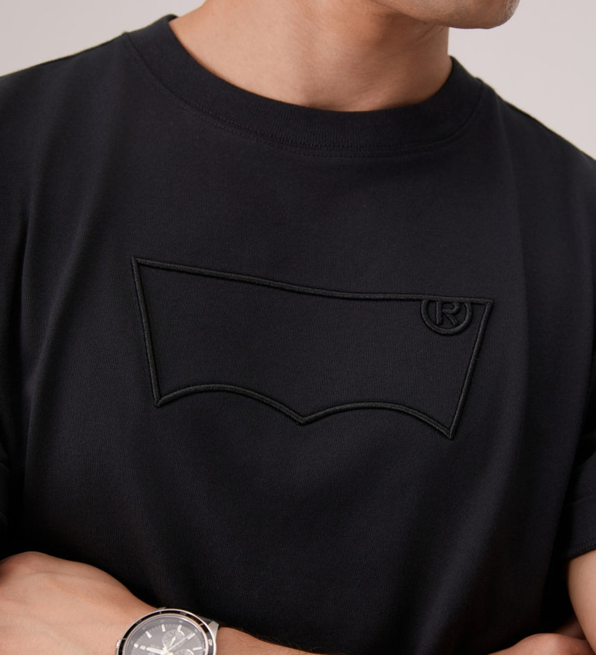  levi's® 短袖 batwing 刺繡 t恤 | 男裝 006PY0002S- Black – Levi's 香港