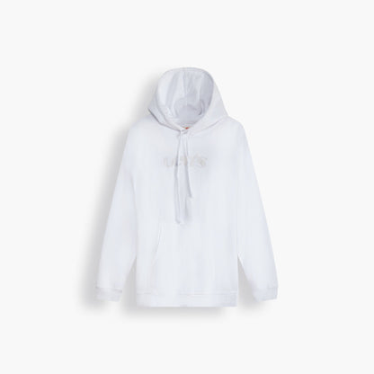 彩色Levi's® Logo 印字寬鬆連帽抽繩衛衣 | 女裝