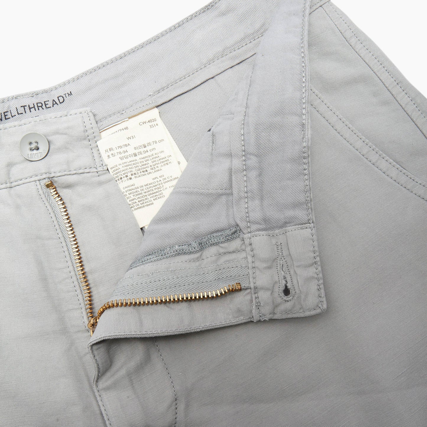 Levi's® Wellthread® Stay Loose Crop Agave Grey