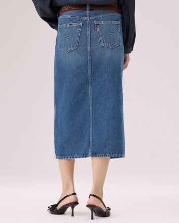  levi's® column 直筒牛仔裙 | 女裝 006RC000124- Indigo  – Levi's 香港