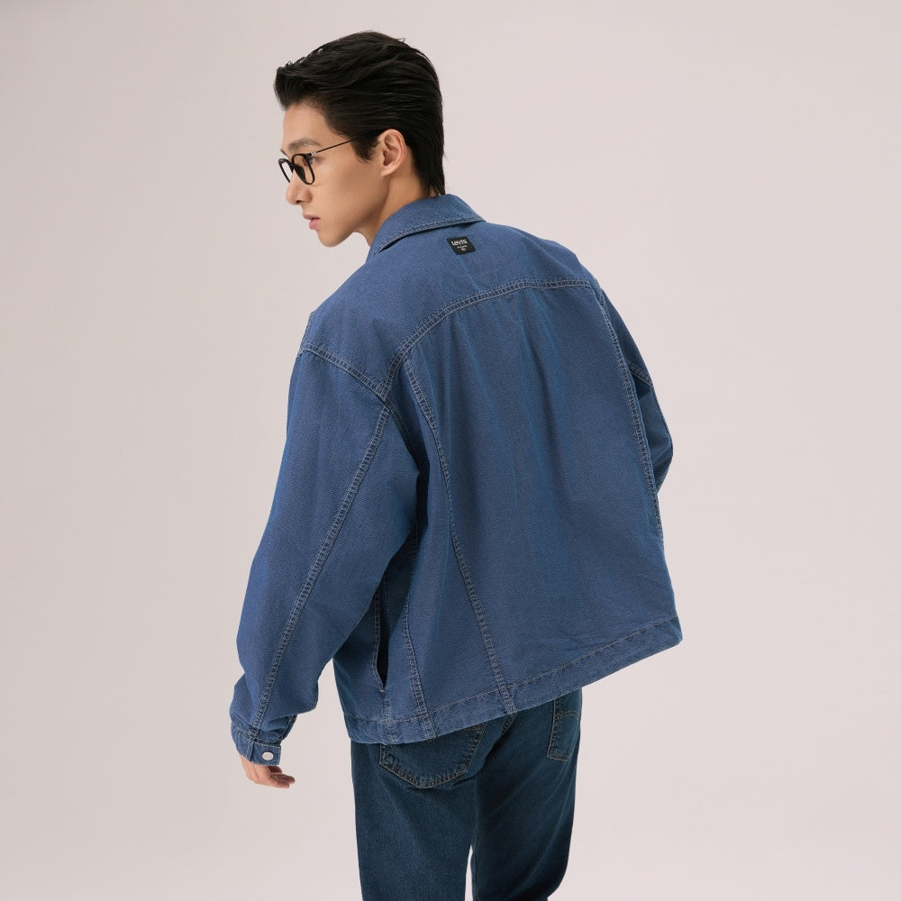 levi's® cool tech hooded type ii trucker jacket 006PC0000L- Indigo – Levi's Hong Kong