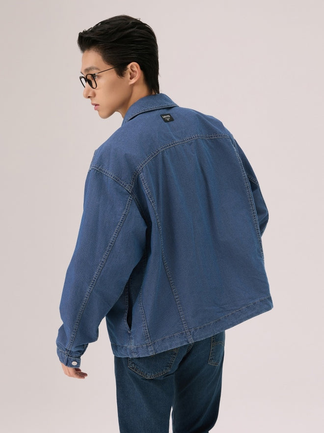  levi's® cool tech hooded type ii trucker 連帽牛仔外套 | 男裝 006PC0000L- Indigo  – Levi's 香港