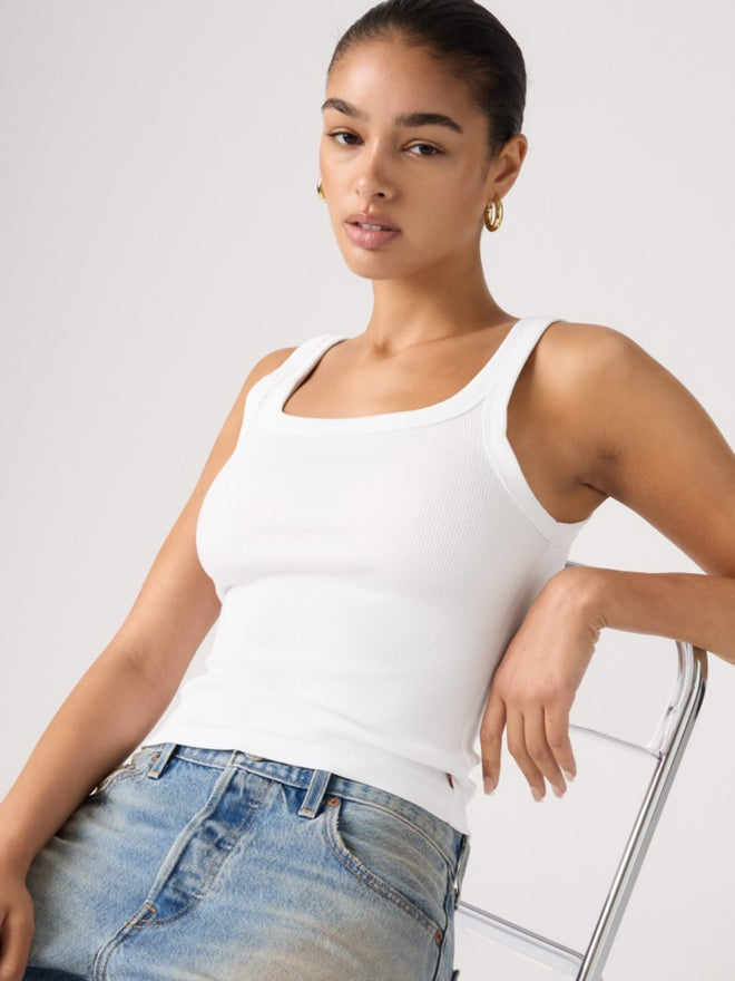 rosé's style levi's® essential ribbed tank top 00ATX0000XS- Black  – Levi's Hong Kong