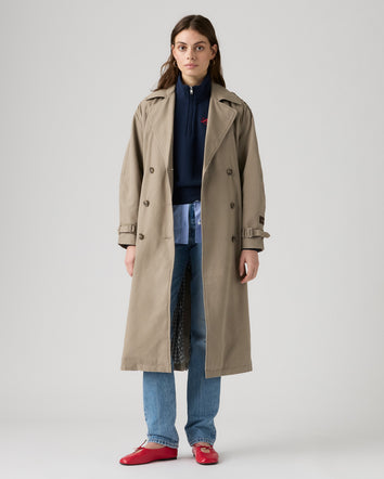 levi's® serena 風衣 | 女裝 006RW0004XXS- Brown  – Levi's 香港