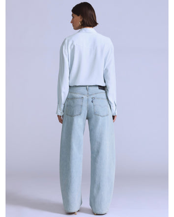 levi's® blue tab™ drop barrel 牛仔褲 | 女裝 003J400032429 Light Indigo  – Levi's 香港