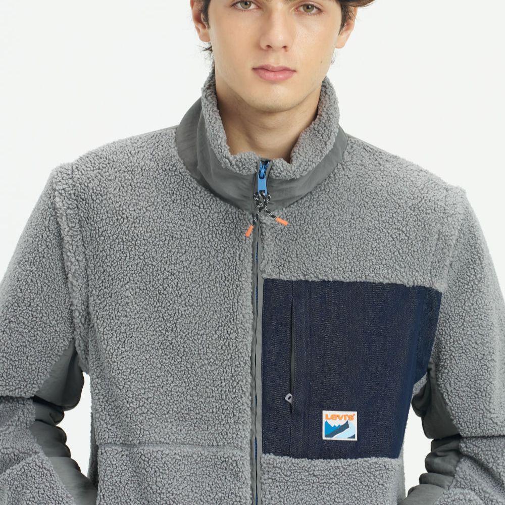levi's®  men's lambswool warm jacket with removable sleeves 004YZ0001S- Multicolor – Levi's Hong Kong