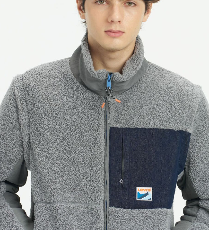 levi's®  men's lambswool warm jacket with removable sleeves 004YZ0001L- Multicolor – Levi's Hong Kong