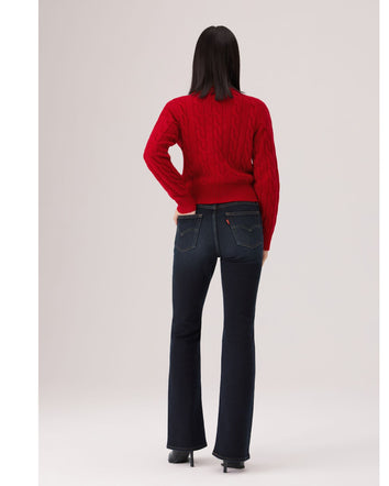 levi's® 726™ 高腰喇叭牛仔褲 | 女裝 A341001932430 Indigo  – Levi's 香港