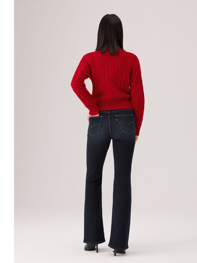 levi's® 726™ 高腰喇叭牛仔褲 | 女裝 A341001932530 Indigo  – Levi's 香港