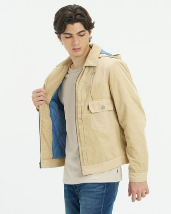 levi's® men's cotton jacket 004YS0000S- Beige  – Levi's Hong Kong