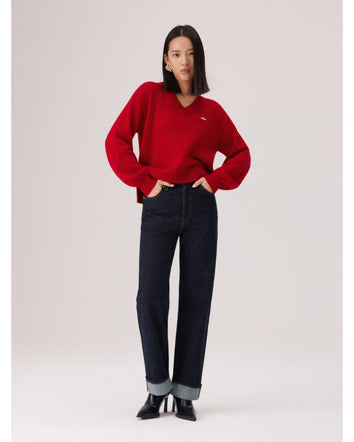 levi's® ribcage 高腰直筒牛仔褲 | 女裝 7907800662530 Indigo  – Levi's 香港