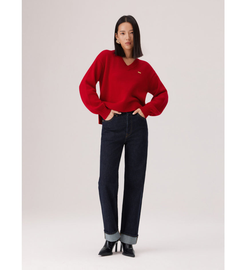 levi's® ribcage 高腰直筒牛仔褲 | 女裝 7907800662530 Indigo – Levi's 香港