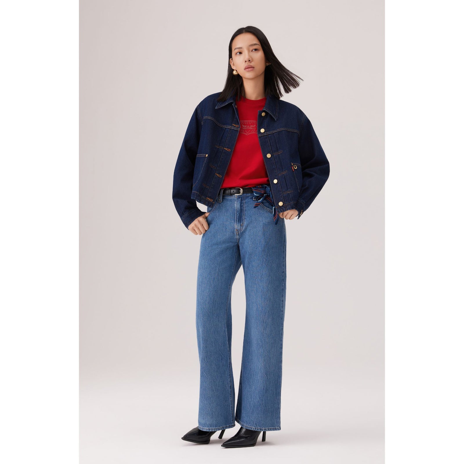 levi's® women's cny type i trucker jacket 006R60000L- Multicolor – Levi's Hong Kong