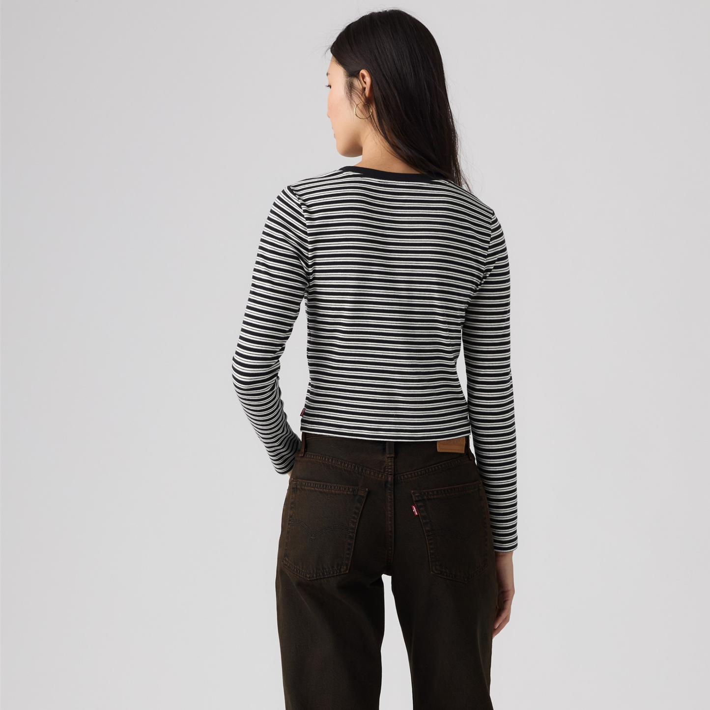 ROSÉ朴彩英同款 Levi's® Essential Baby 長袖 T 恤 | 女裝