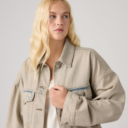 ROSÉ朴彩英同款 Levi's® 寬鬆短版 Trucker 外套 | 女裝