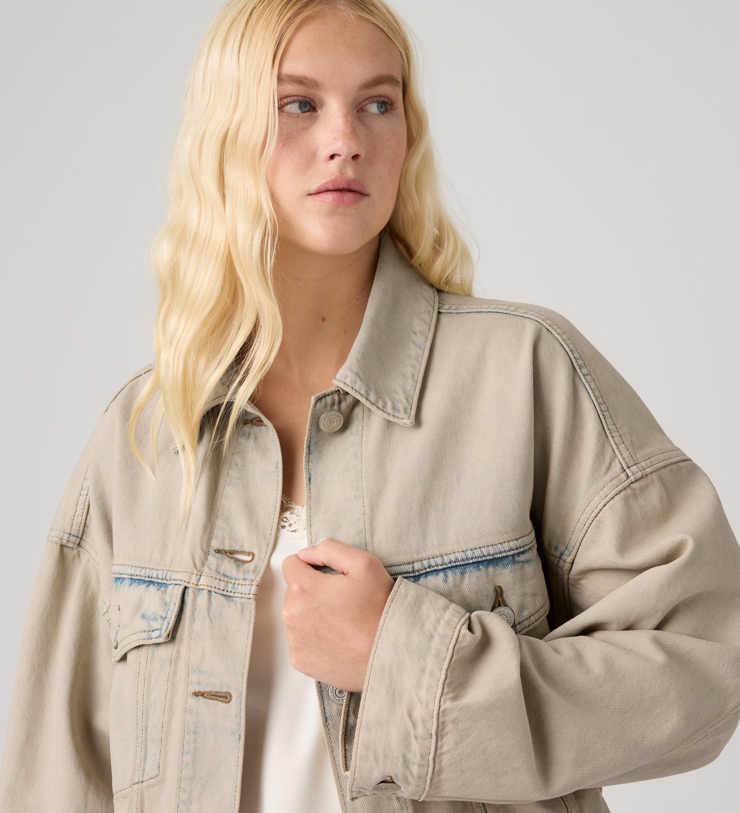 rosé朴彩英同款 levi's® 寬鬆短版 trucker 外套 | 女裝 0089L0017XXS- New Hire Trucker - Light Wash – Levi's 香港