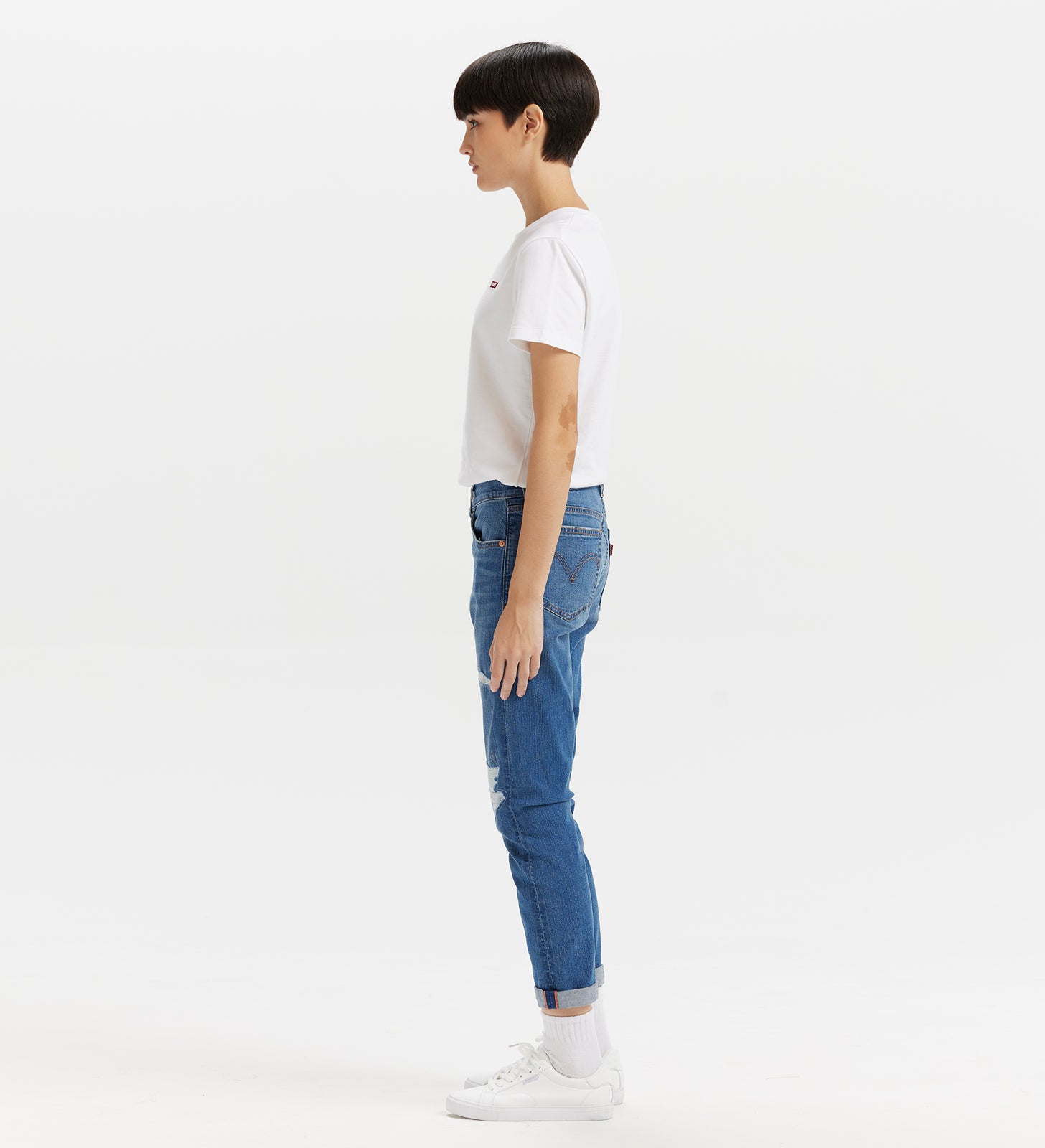 levi’s®  boyfriend中腰錐形牛仔褲 | 女款 1988703882427 Indigo – Levi's 香港