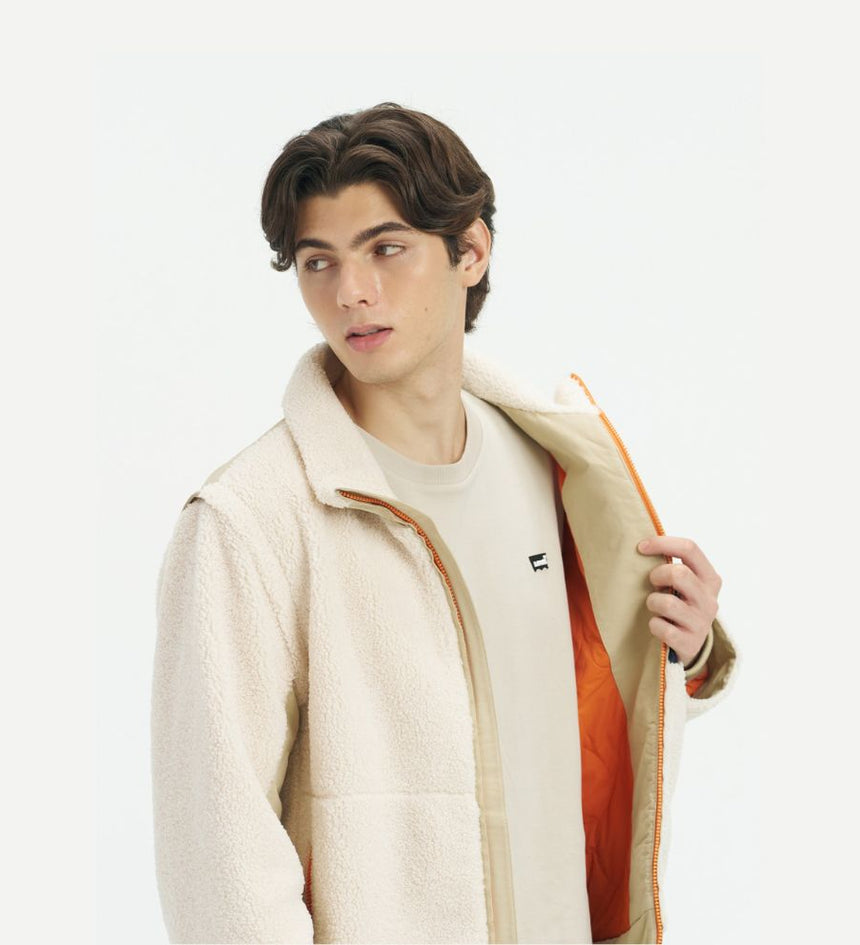 levi's®  men's lambswool warm jacket with removable sleeves 004YZ0000XS- Multicolor – Levi's Hong Kong